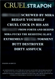 Cruel Strapon Screwed by Mira